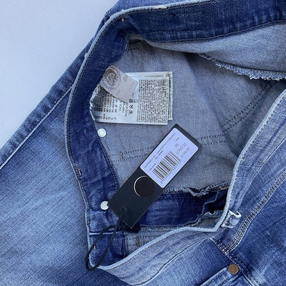 $198 Diesel Women’s Sandy B-Patch Slim Bootcut Jeans Regular Waist Blue Size 26 - Picture 14 of 16